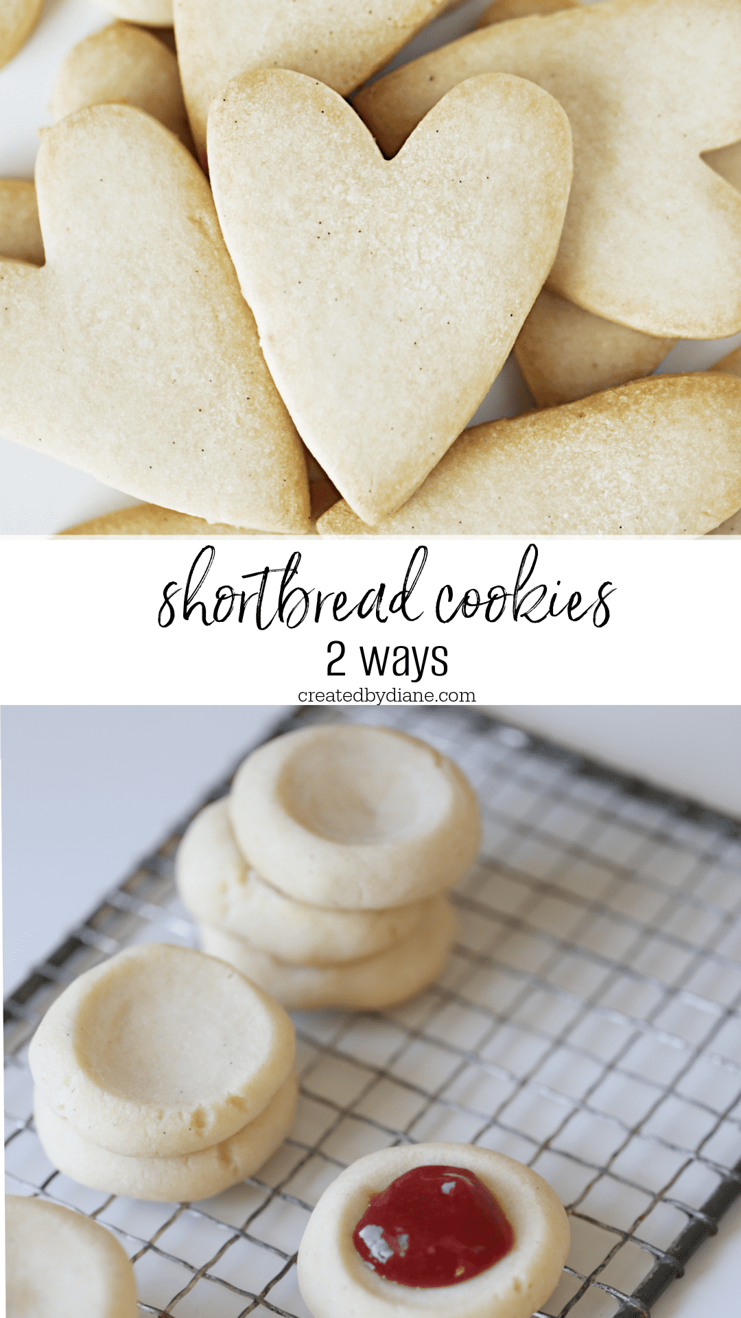 Shortbread Cookies 2 ways!