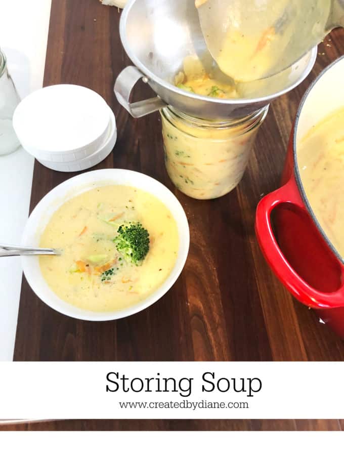 storing soup tips, products, reheating and recipes