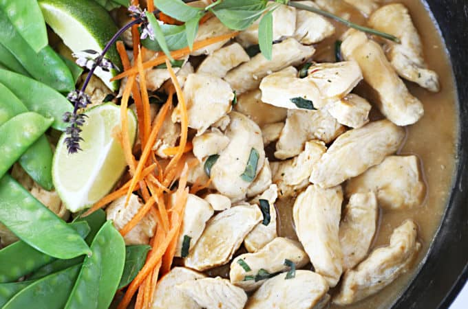 thai peanut chicken recipe www.createdbydiane.com