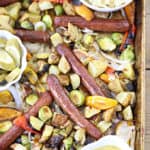 Sheet Pan Italian Hot Dogs @createdbydiane