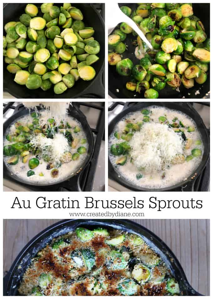 au gratin brussels sprouts createdbydiane.com