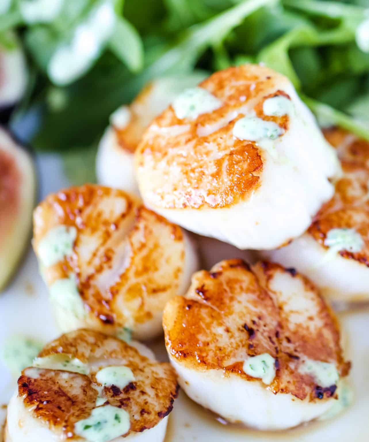 Pan Seared Scallops Created by Diane