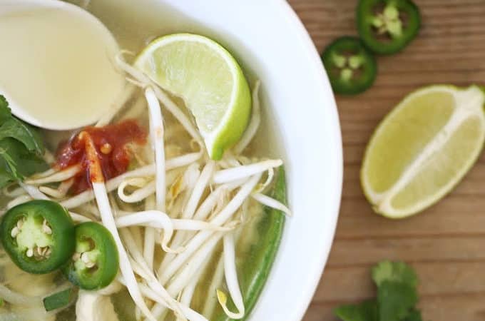 chicken pho soup recipe ready in 30 minutes @createdbydiane.com