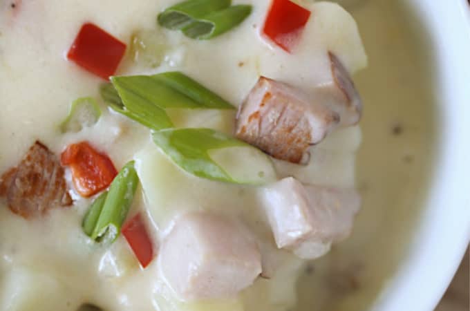 ham and cheese soup recipe www.createdbydiane.com