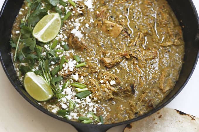 HOW TO EASILY COOK Chili Verde Pork in green sauce, Meixcan Food, Pressure cooker, stove top, slow cooker www.createdbydiane.com