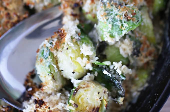 au gratin brussels sprouts recipe createdbydiane.com