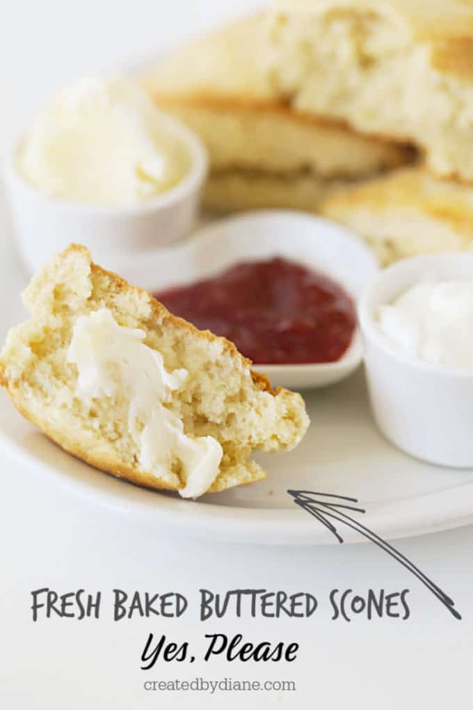 buttered cream scone createdbydiane.com