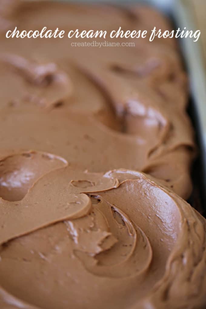 chocolate cream cheese frosting