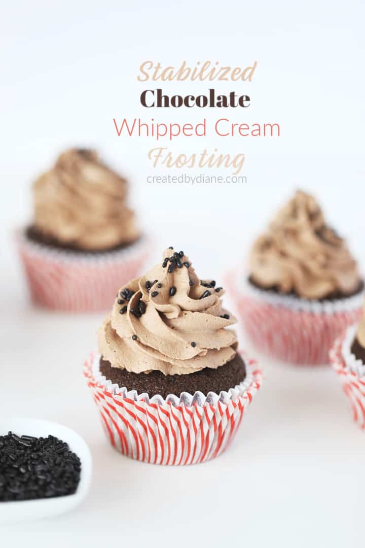 Chocolate Whipped Cream Frosting Created by Diane