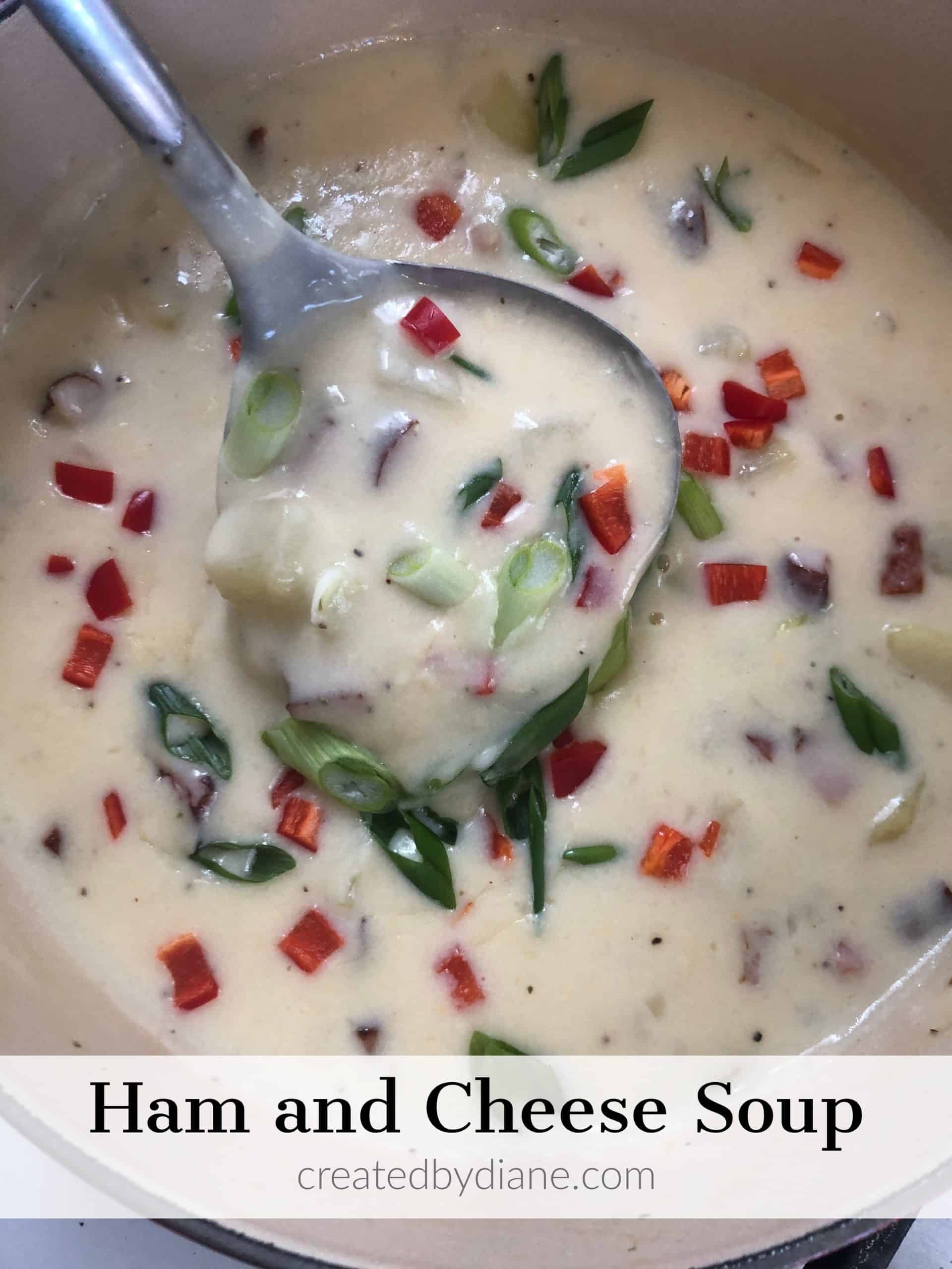 Ham and Cheese Soup | Created by Diane