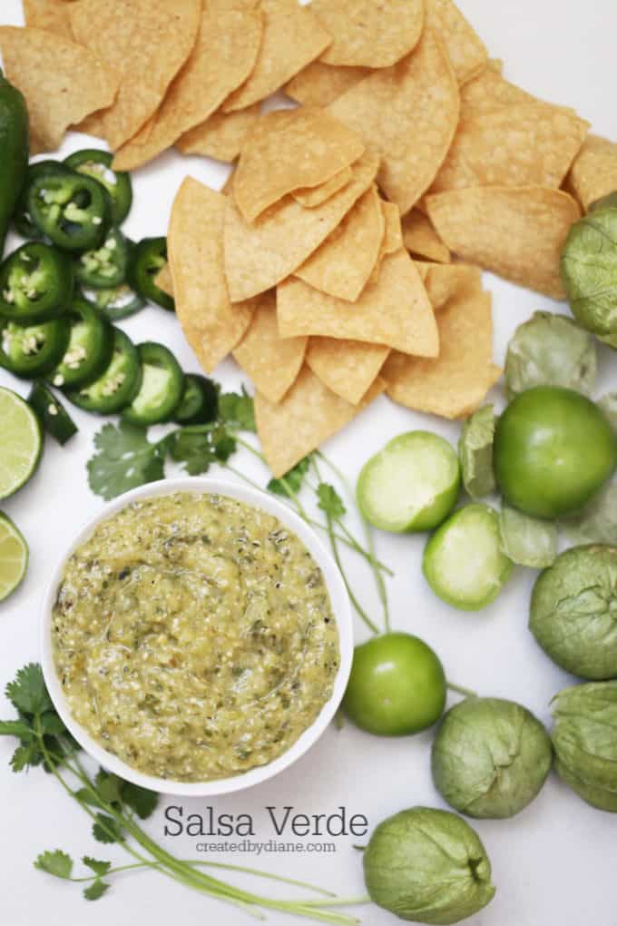 how to make salsa verde createdbydiane.com