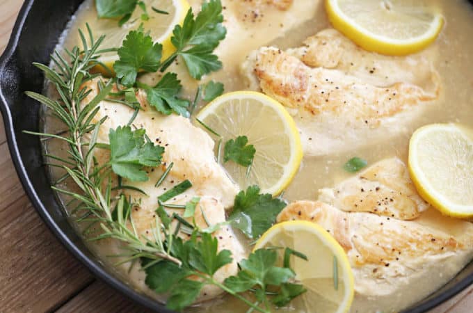 lemon garlic chicken recipe createdbydiane.com