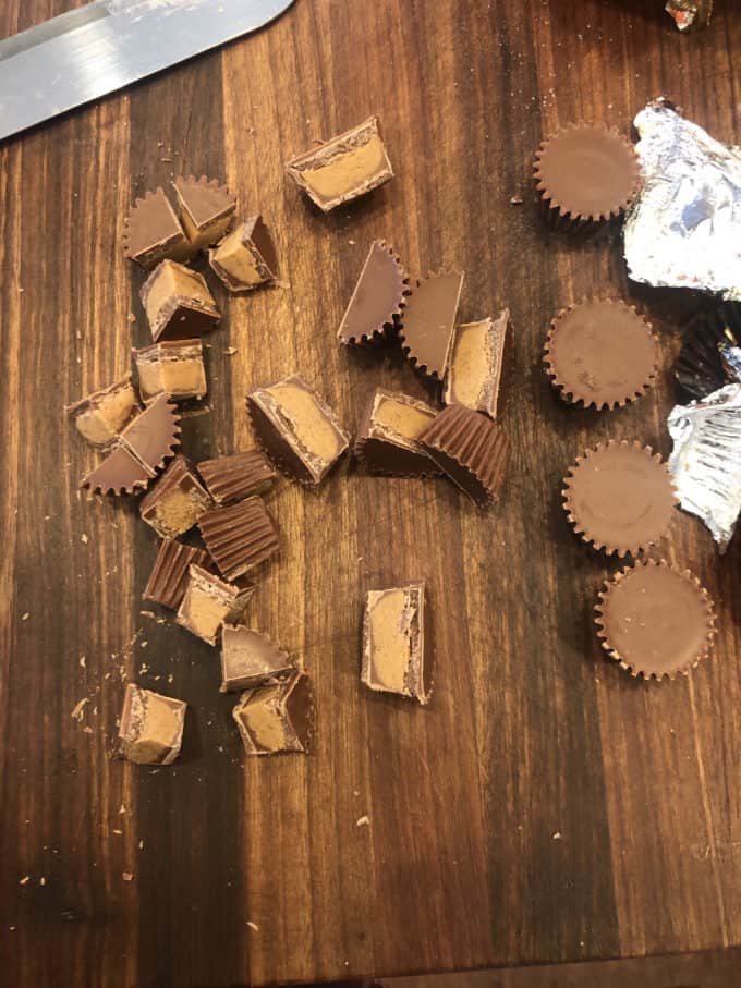 reeves peanut butter cups for peanut butter cake