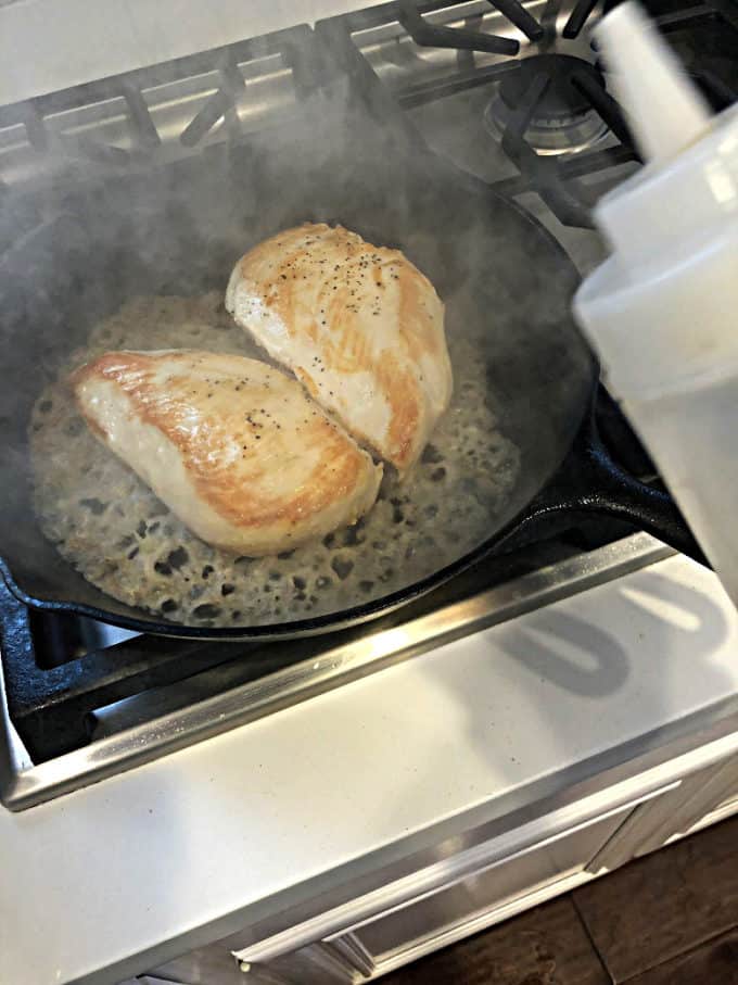 cast iron baked chicken