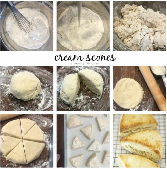 cream scone recipe and instructions including step by step photos createdbydiane.com