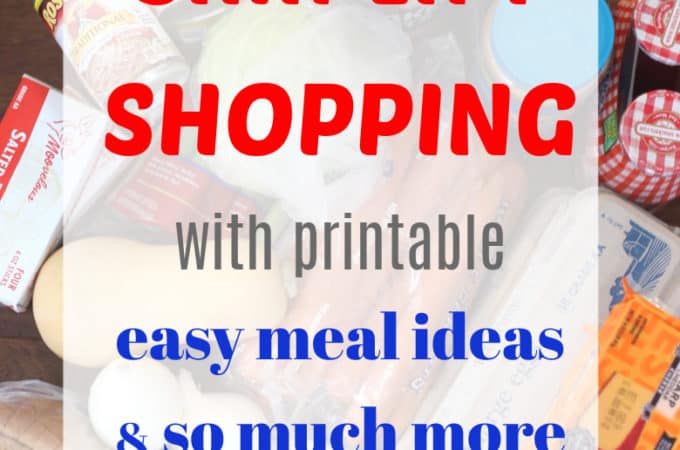 simplify shopping with printable list, recipes and more createdbydiane.com