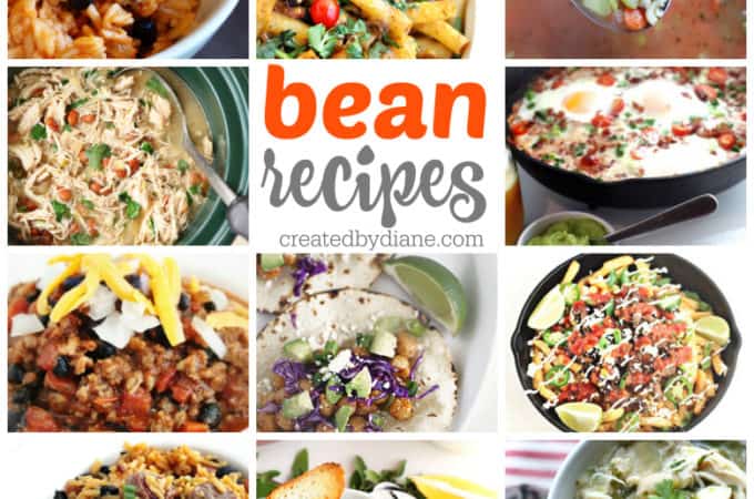 bean recipes createdbydiane.com