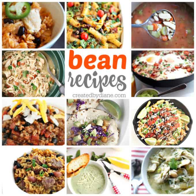 bean recipes createdbydiane.com