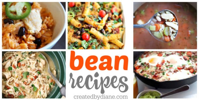 great bean recipes createdbydiane.com