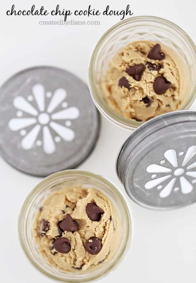 individual chocolate chip cookie dough treats createdbydiane.com