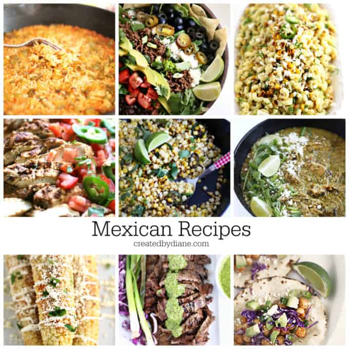 mexican recipes createdbydiane.com