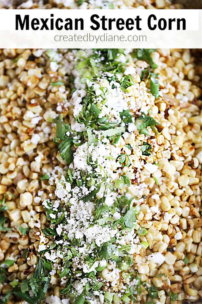 mexican street corn recipe from createdbydiane.com