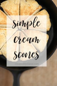 simple cream scones createdbydiane.com