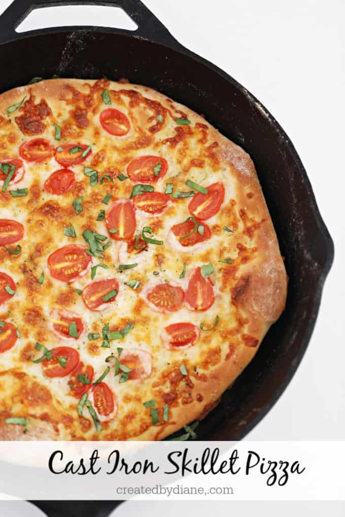 How to cook pizza in a cast iron pan