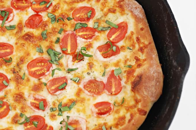 cast iron pizza recipe createdbydiane.com