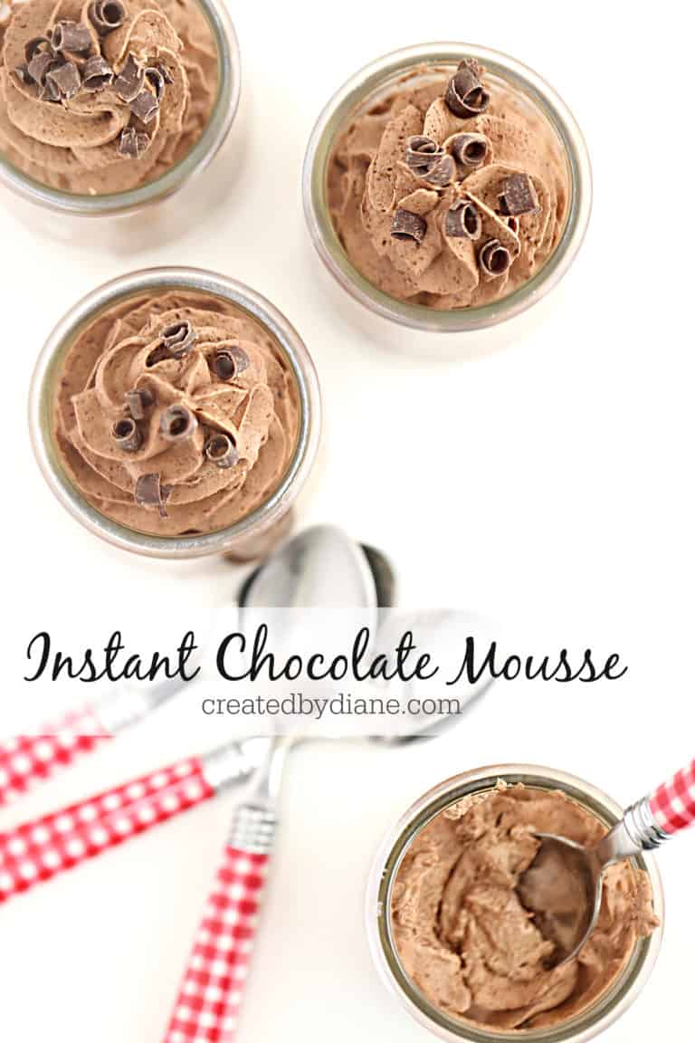 Homemade Instant Chocolate Mousse
