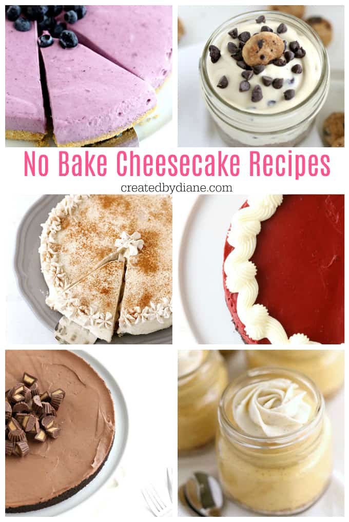 no bake cheesecake recipes createdbydiane.com