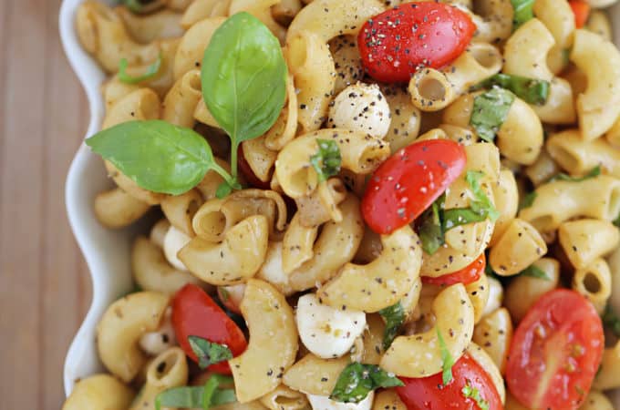 Caprese Pasta Salad Recipe createdbydiane.com