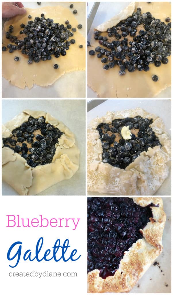 blueberry galette recipe createdbydiane.com