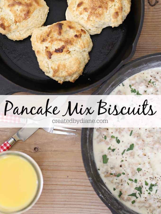 pancake mix biscuits recipe createdbydiane.com