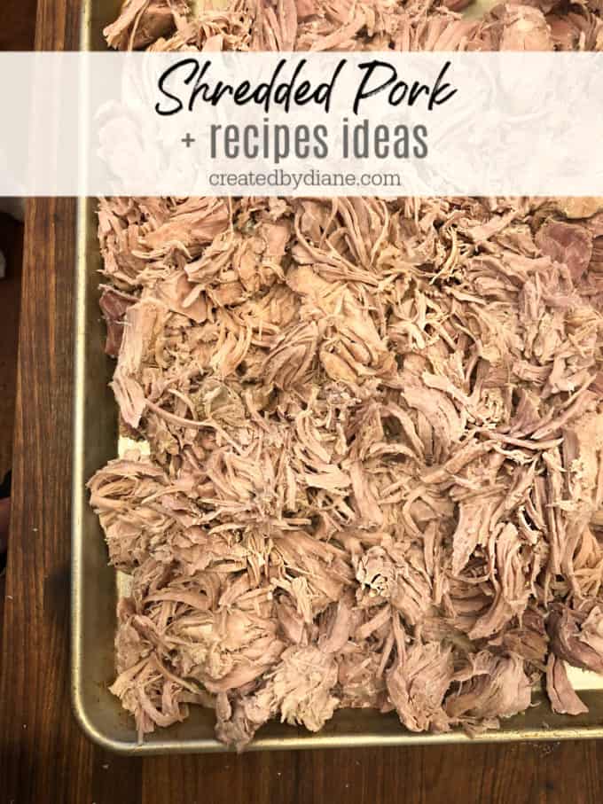 shredded pork in a pressure cooker + recipes bbw pork sandwiches, carnitas, enchiladas, chile verde