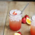 strawberry bourbon lemonade recipe from createdbydiane.com