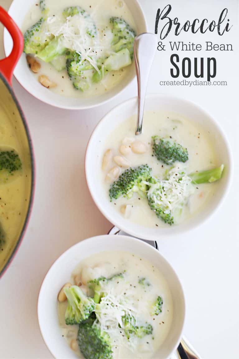 Broccoli and White Bean Soup