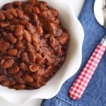 Instant Pot Baked Bean Recipe createdbydiane.com