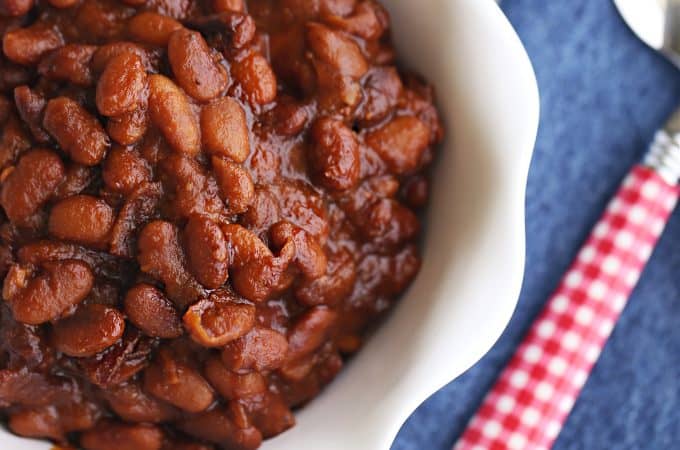 Instant Pot Baked Bean Recipe createdbydiane.com