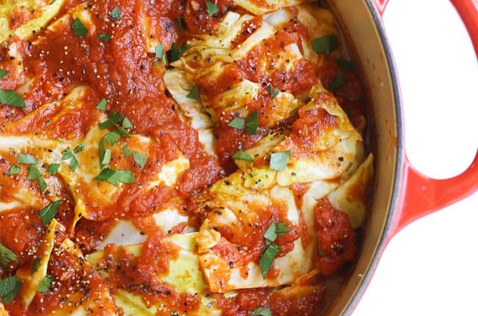 Stovetop Stuffed Cabbage Recipe createdbydiane.com