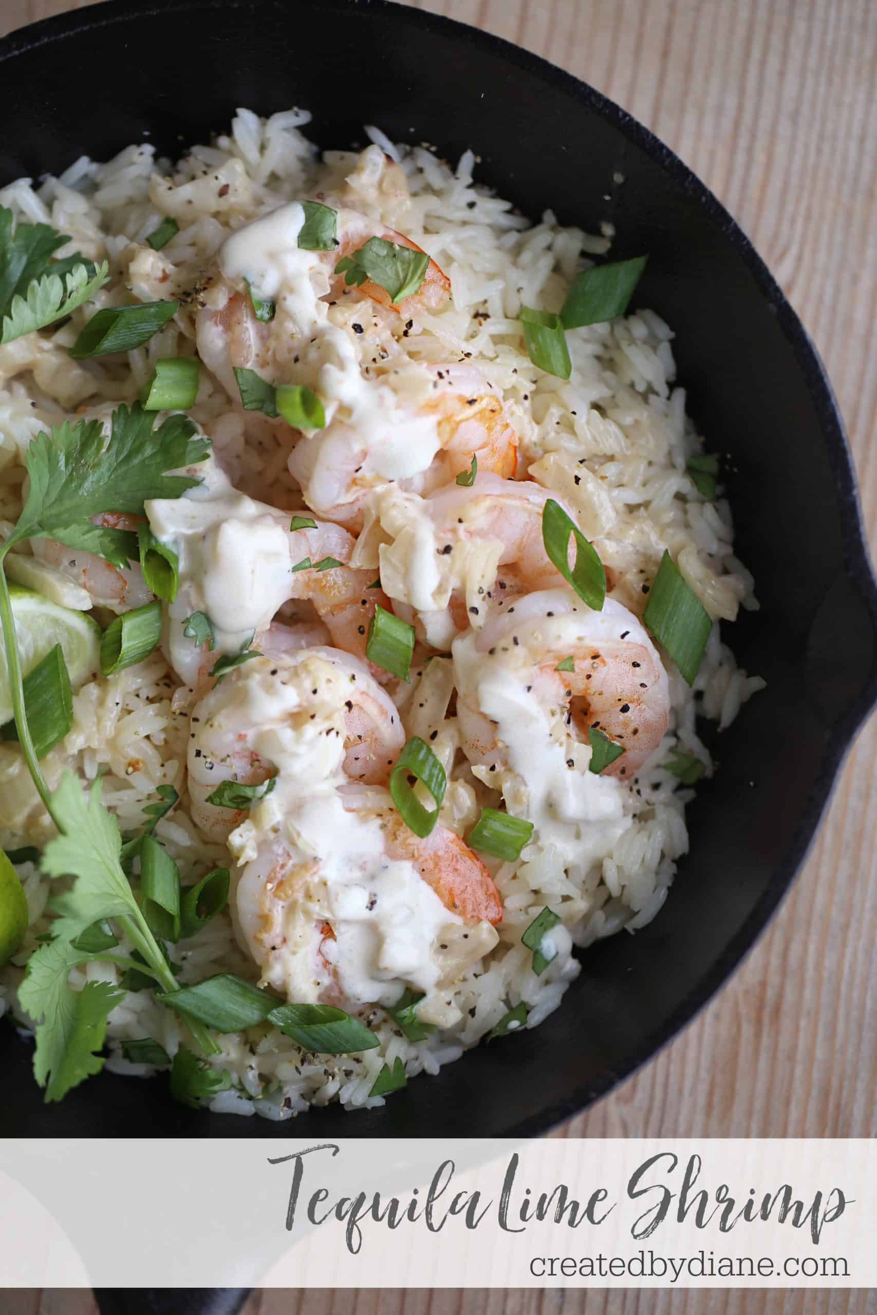 Tequila Lime Shrimp