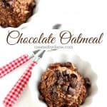 chocolate oatmeal recipe from createdbydiane.com