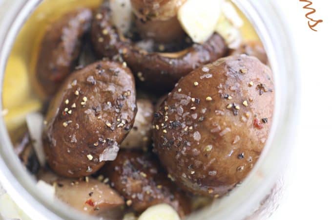 marinated mushrooms createdbydiane.com