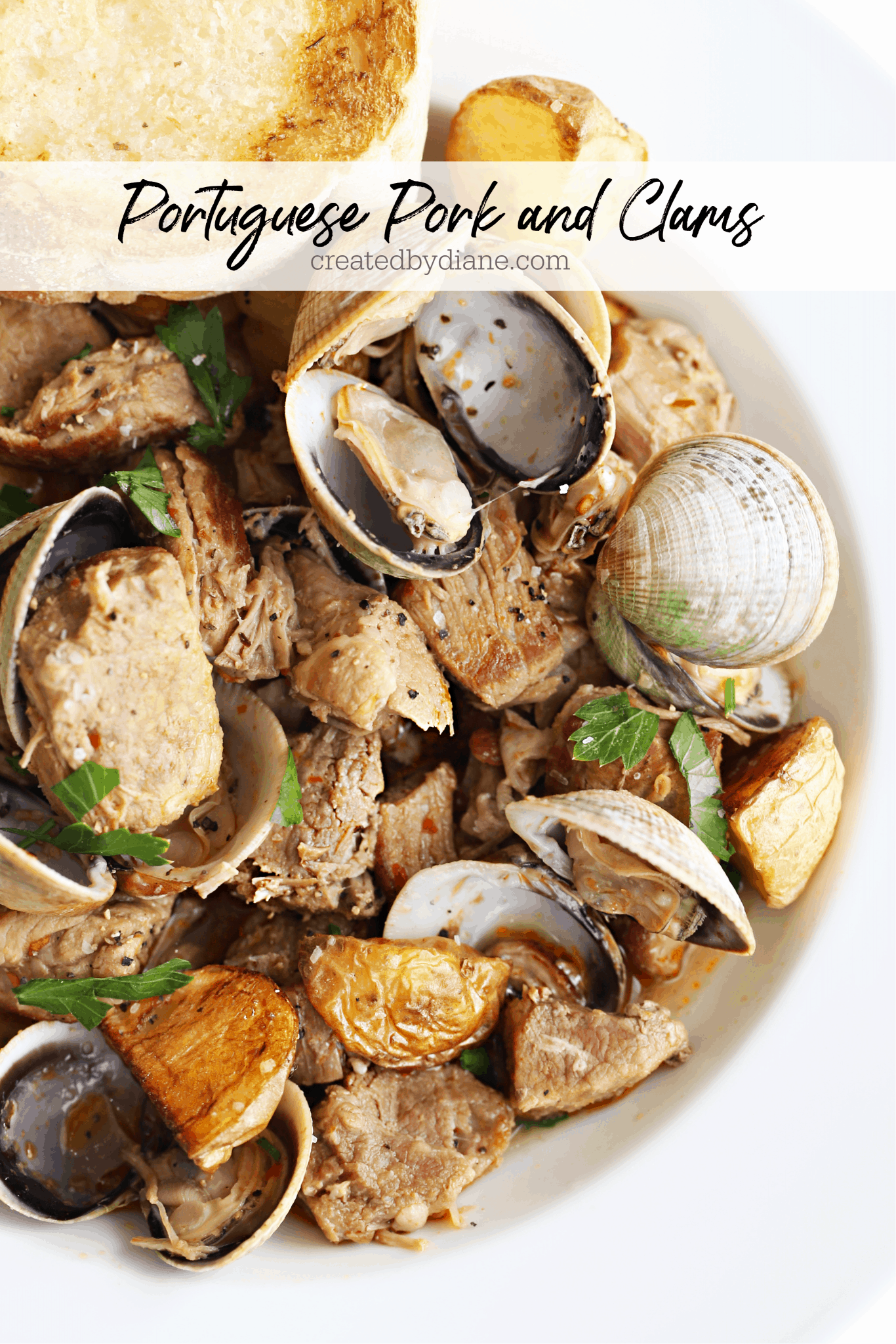Portuguese Pork and Clams Created by Diane