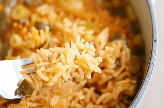 simple mexican rice recipe createdbydiane.com