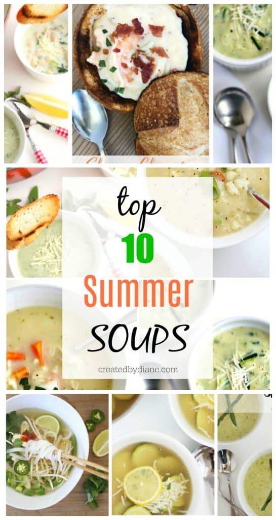 top summer soup recipes createdbydiane.com