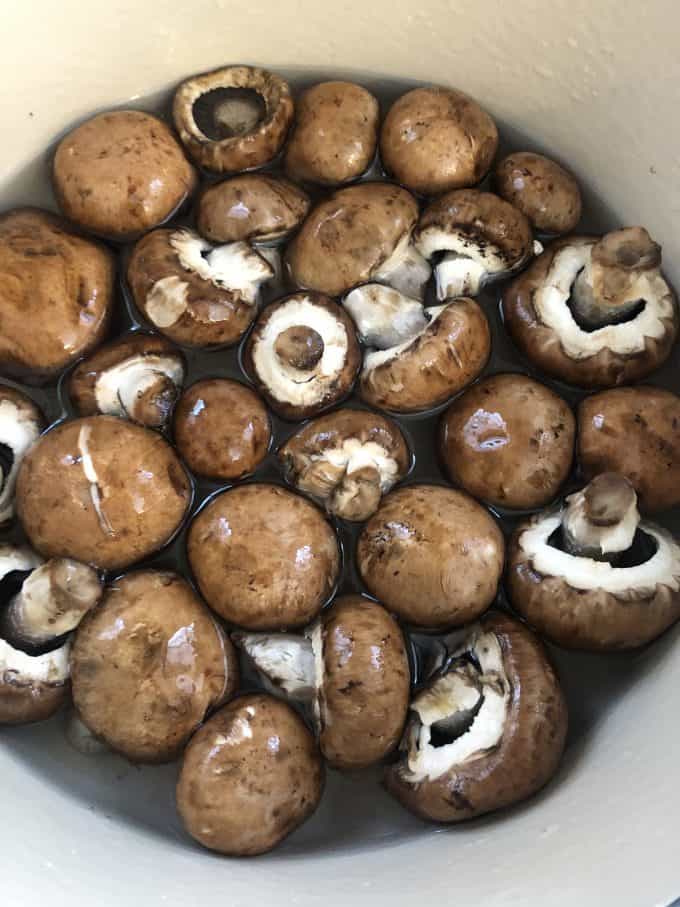 how to make marinated mushrooms createdbydiane.com