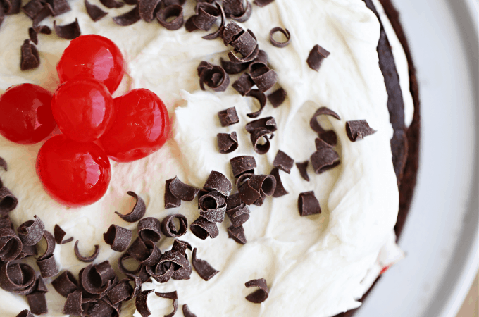 Simple Black Forest Cake createdbydiane.com