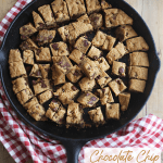 easy chocolate chip skillet cookie bites from createdbydiane.com