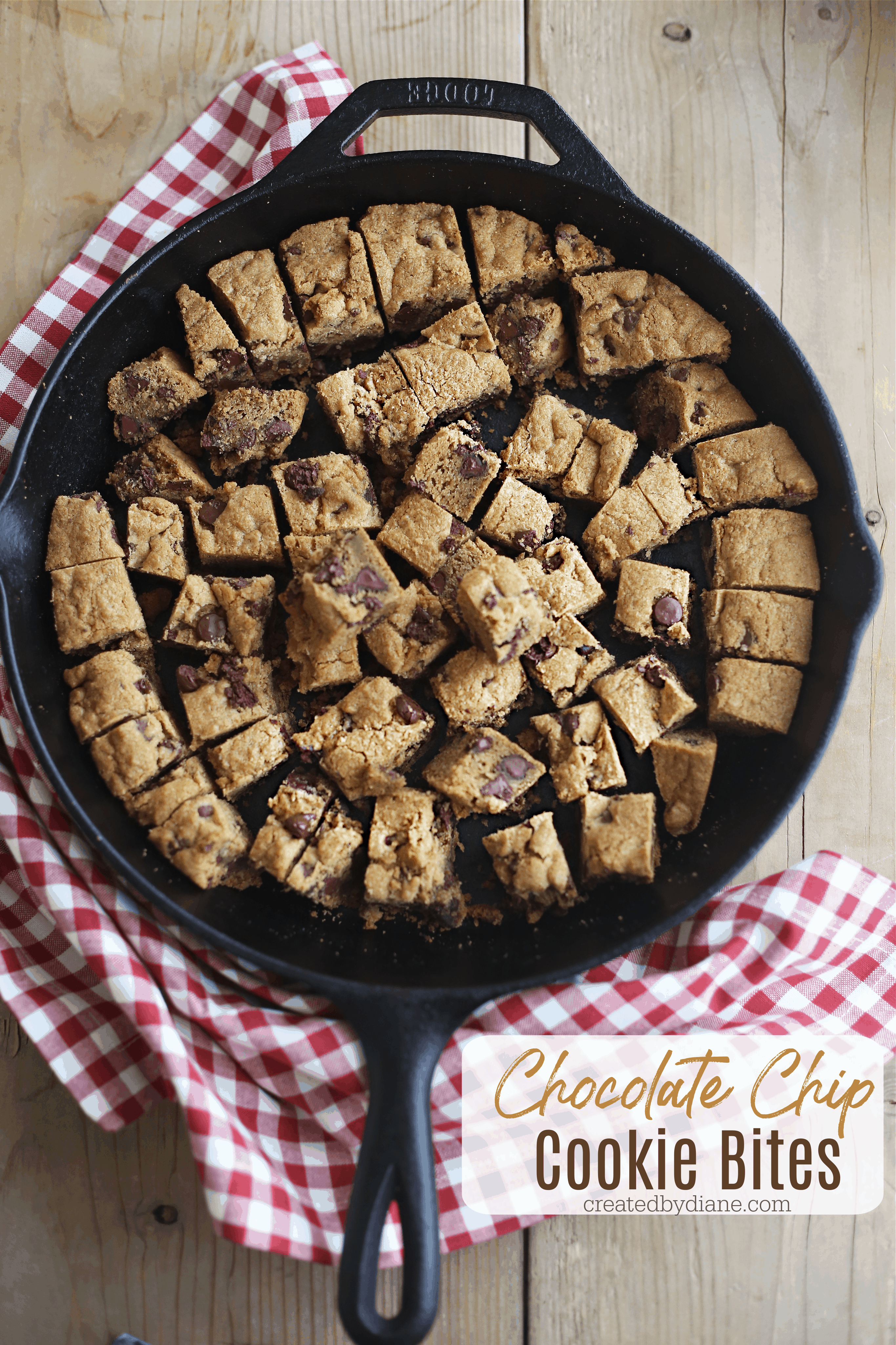 Chocolate Chip Cookie Bites (skillet)